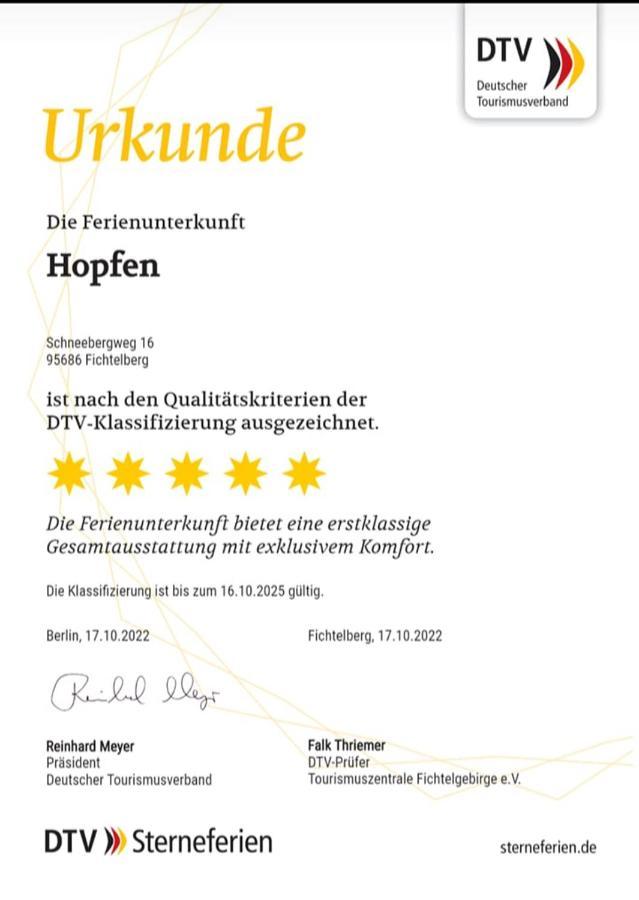 Ferienwohnungen Hopfen Und Malz Фіхтельберґ Екстер'єр фото